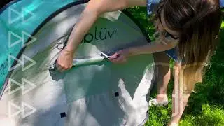 bbl&uuml;v  - pliage de la tente anti-UV Sunkit&ouml;