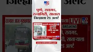 Pune Rain |   पुणे, रायगड, रत्नागिरी, सातारा जिल्ह्याला रेड अलर्ट |   Rain Update