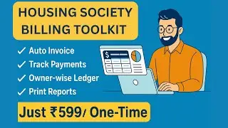 Simplify Housing Society Billing &mdash; Just ₹599 One-Time!
