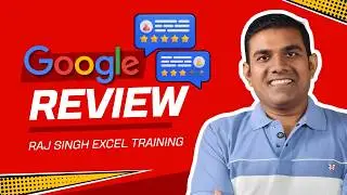 Raj Singh Excel Training Course Review