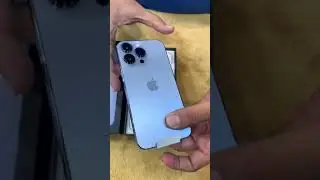 Iphone 13 Pro sierra blue Colour Unboxing,
