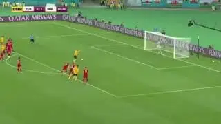 Gareth Bale missing the Penalty in Euro cup