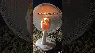 Table Fan Motor Fire #shorts