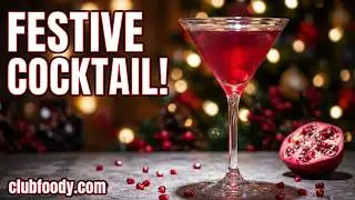 Pomegranate Martini Recipe &bull; Tasty Holiday Cocktail! 🎄🍹 - Episode 997