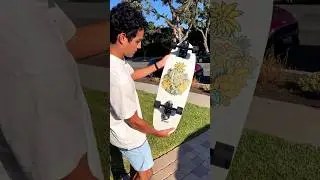TAURUS FIN - ISLAND TROPIC! Looks just as good as it rides #borntoride #skateboarding #Surfskate