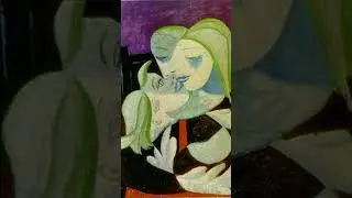 Mother and child-Picasso-1938 #music #arthistory #picasso #painting #jimcroce #timeinabottle #shorts