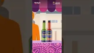 The packaging features bold colors with straight lines that communicate |   #graphicdesign #bhaiyaji