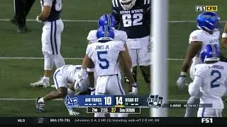 Bryson Barnes pummels Air Force defender