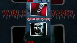 Would You Rather  || Scary Movie Edition 👻 | Horror Movie Challenge Shorts