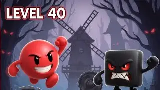 Red ball 4 game level 40 new version gameplay walkthrough evil type #gaming