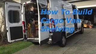 Build Wood Shelves Dodge Ram Promaster 2500 Cargo Van