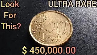 450 000 долларов США. У вас есть эта монета в 20 евроцентов 1999 года с ошибкой? Стоит больших де...
