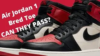 Air Jordan 1 Bred Toe Replica (mangomeee) Can they pass?
