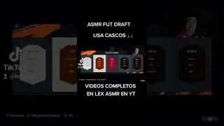 ASMR EN FUT DRAFT #asmr #futdraft #fifa23 #sleep #relaxing #relax #asmrsounds #asmrshorts