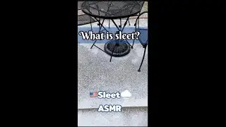 🇺🇸What is SLEET?❄️진눈깨비 오다?[ASMR]