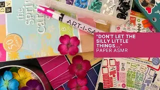 ASMR | Scrapbooking | No Talking | No Music | Paper Crafting