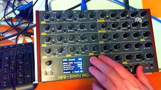 MFB Synth Pro Demo2, Parameter tweaks.