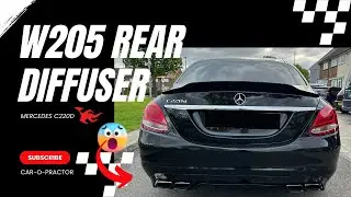 W205 Mercedes : The ultimate guide to upgrading your rear diffuser
