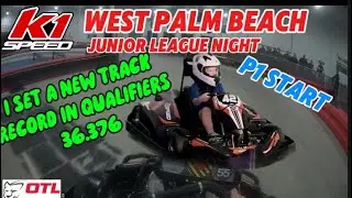 K1 Speed  West Palm Beach Florida   Junior GP League Night    3-4-25  Round 3