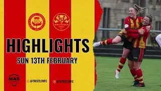 Partick Thistle v Boroughmuir Thistle - Match Highlights - 13th February 2022