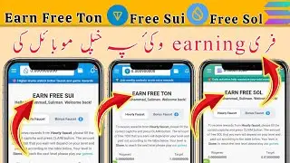 Earn $10+ Daily: Free TON, SUI, and SOLana Mining on Android/iOS | #Earnfreentoken | #pashtotech 