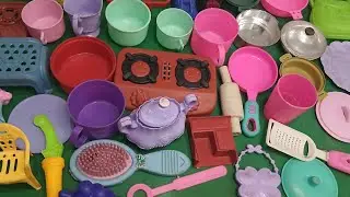 Satisfying with unboxing #review miniature fridge board toys kitchen video #asmr video 