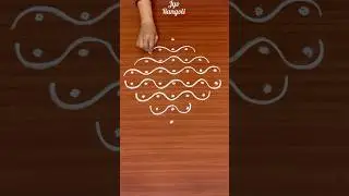 latest Rangoli🌷#7dotsmuggulu #ytshorts#shorts#rangoli #ytrangoli#kolamrangoli#jyorangoli