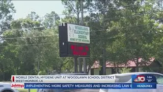 ULM Mobile Dental Hygiene unit provides free dental care to Woodlawn School District