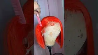 Red Bob Amazon Wig 💕 Honest Review ✨ #wiginstall #wigreview #amiyanushen #babyhair #amazonwig