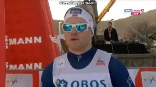 Eirik Brandsdal wins the Sprint World Cup in Drammen 2015