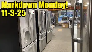 Markdown Monday video, 11-3-25.  Check out the newest Scratch & Dent Appliances at The Lucky Penny!