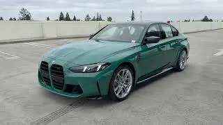 Introducing the 2025 M3 Competition xDrive in individual Smyrna Green | 4K