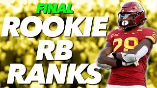 Final Rookie RB Rankings | Pre NFL Draft | 2022 Dynasty Football