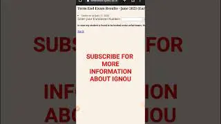ignou june 2023 Exam Result Update #shorts