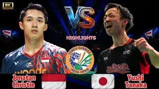 JOJO MENGAMUK🔥 Jonatan CHRISTIE vs Yushi TANAKA | Highlights India Open 2026