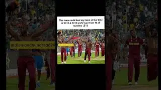 Dominance of West indies in T20 in 2012 and 2016 World Cup #edit #trending #cricket #shorts #india