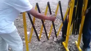Road Barrier Besi Lipat / Akordion (Accordion Barrier)