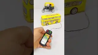 Remote control bus with DC motor / Unboxing Remote bus / Upgrade RC bus / Remote wali bus / DC motor