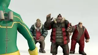 Kick-Ass 2: The game (in-game animations reel)