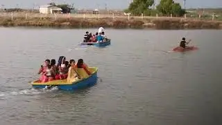 Boating in Velankanni Lake Resort