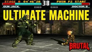 TEKKEN 3: Ган Джек против Доктора Би | Эпическая битва в аркадном режиме (4K)