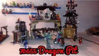 BUILDING THE LEGO NINJAGO DRAGON PIT!!!