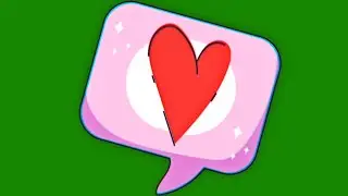 Valentine's Day Love Green Screen Elements Pack