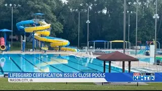 Lifeguard issues causing North Iowa pools to close