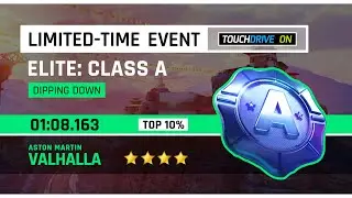 Asphalt 9 [Touchdrive] | ELITE CLASS A | Top 10% | 01.08.163 | DIPPING DOWN | 4⭐ AM Valhalla