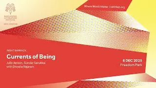 Currents of Being | Bangalore Literature Festival 2025