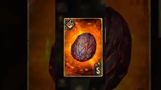DAZHBOG RUNESTONE #gwent #cards #craft #gacha #alchemy #alkimia #nilfgaard #rune #runestone #stone
