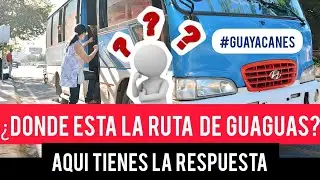 ¿DONDE ESTA LA RUTA DE GUAGUAS PARA GUAYACANES?  AQUI LA RESPUESTA