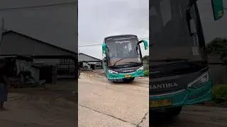 Bus Terbaru Dari Po New Shantika New Avante H8 Dari Karoseri Tentrem Chasis Hino RN285 Garasi Ngabul