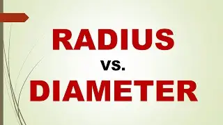 38. Radius and Diameter|Definition|Geometry|Examples in Urdu/Hindi